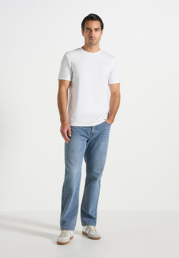 TS002 - Regular Fit Cotton T-Shirt - White