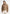 Casey - Unisex Minimal Raglan Puffer Jacket - Taupe