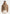 Casey - Unisex Minimal Raglan Puffer Jacket - Taupe