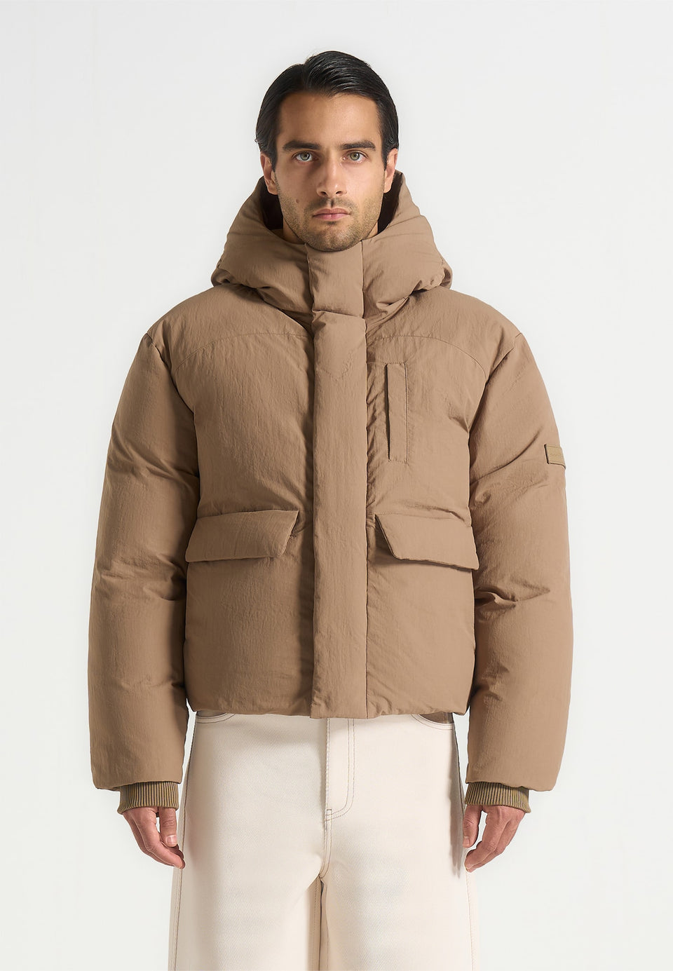 casey-unisex-minimal-raglan-puffer-jacket-taupe