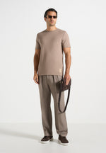 Matteo - Regular Fit Cotton T-Shirt - Taupe