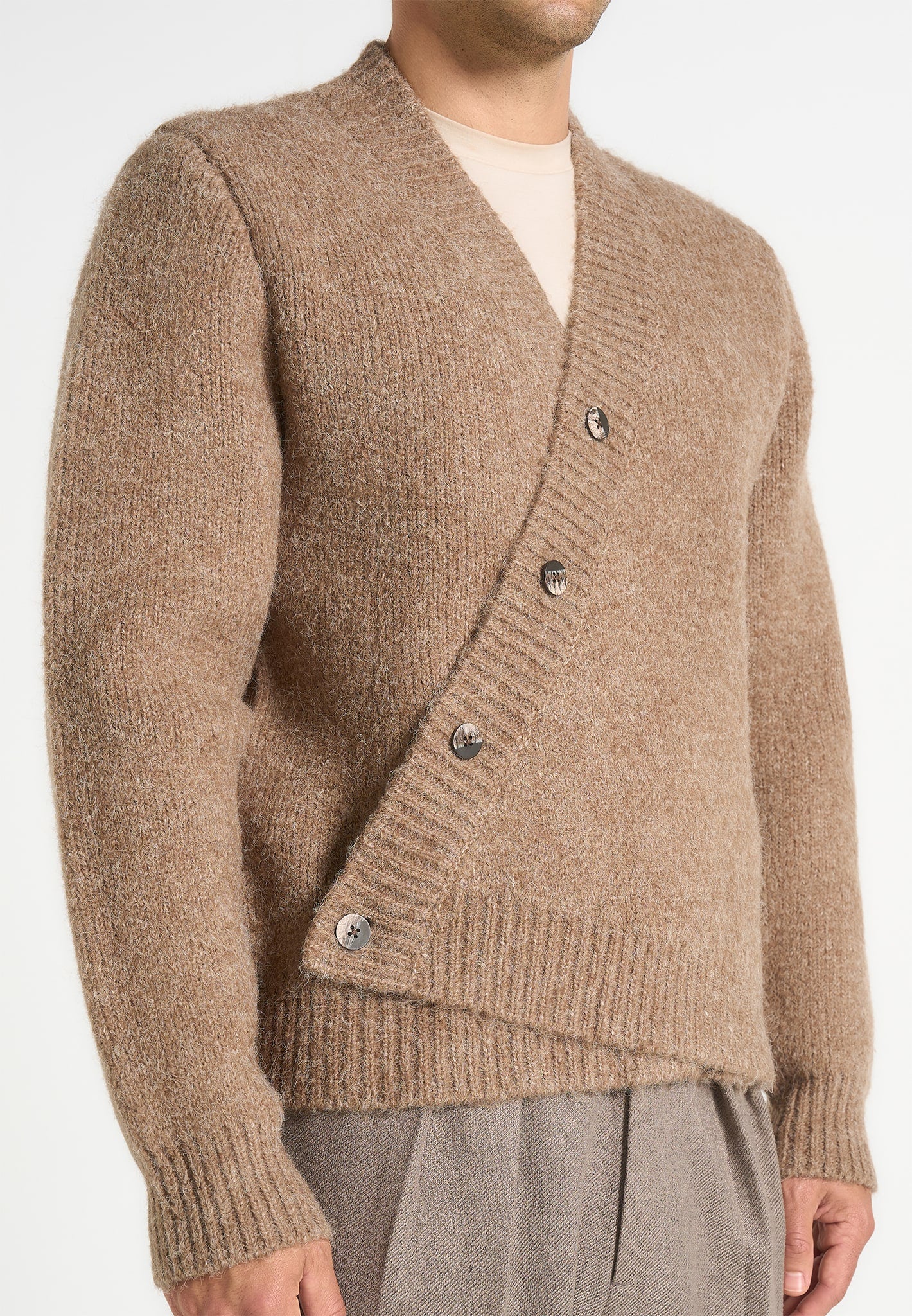 dani-unisex-asymmetric-brushed-wool-knit-cardigan-taupe