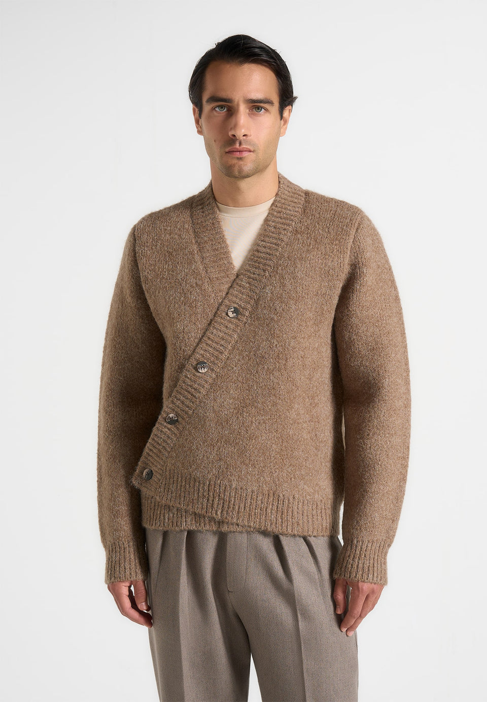 dani-unisex-asymmetric-brushed-wool-knit-cardigan-taupe