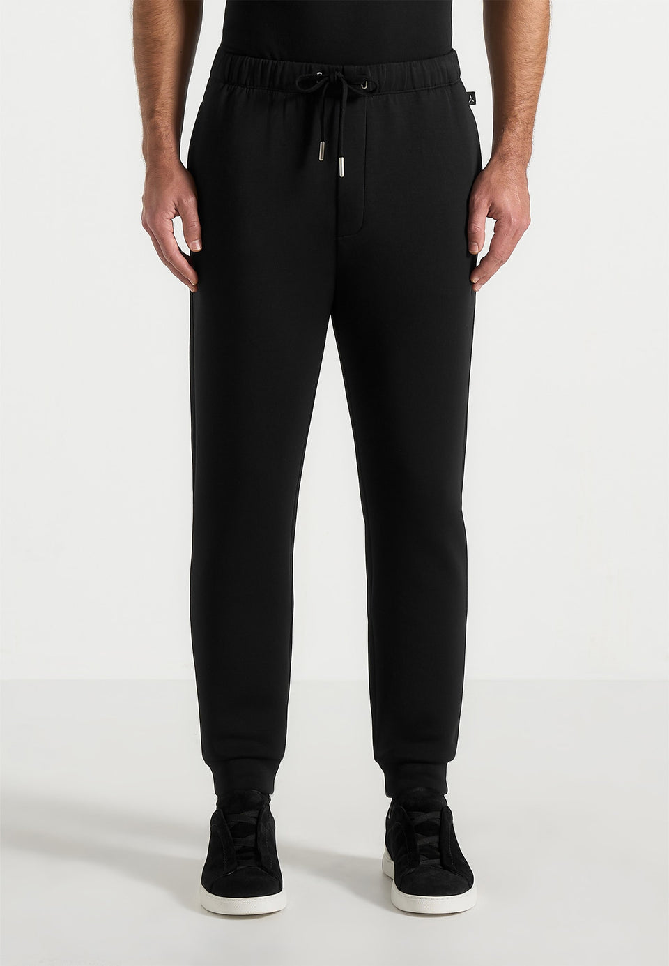 js008-neoprene-minimal-tapered-fit-cuffed-joggers-black