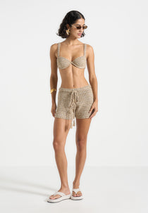 Tatiana - Crochet Bikini Top - Natural