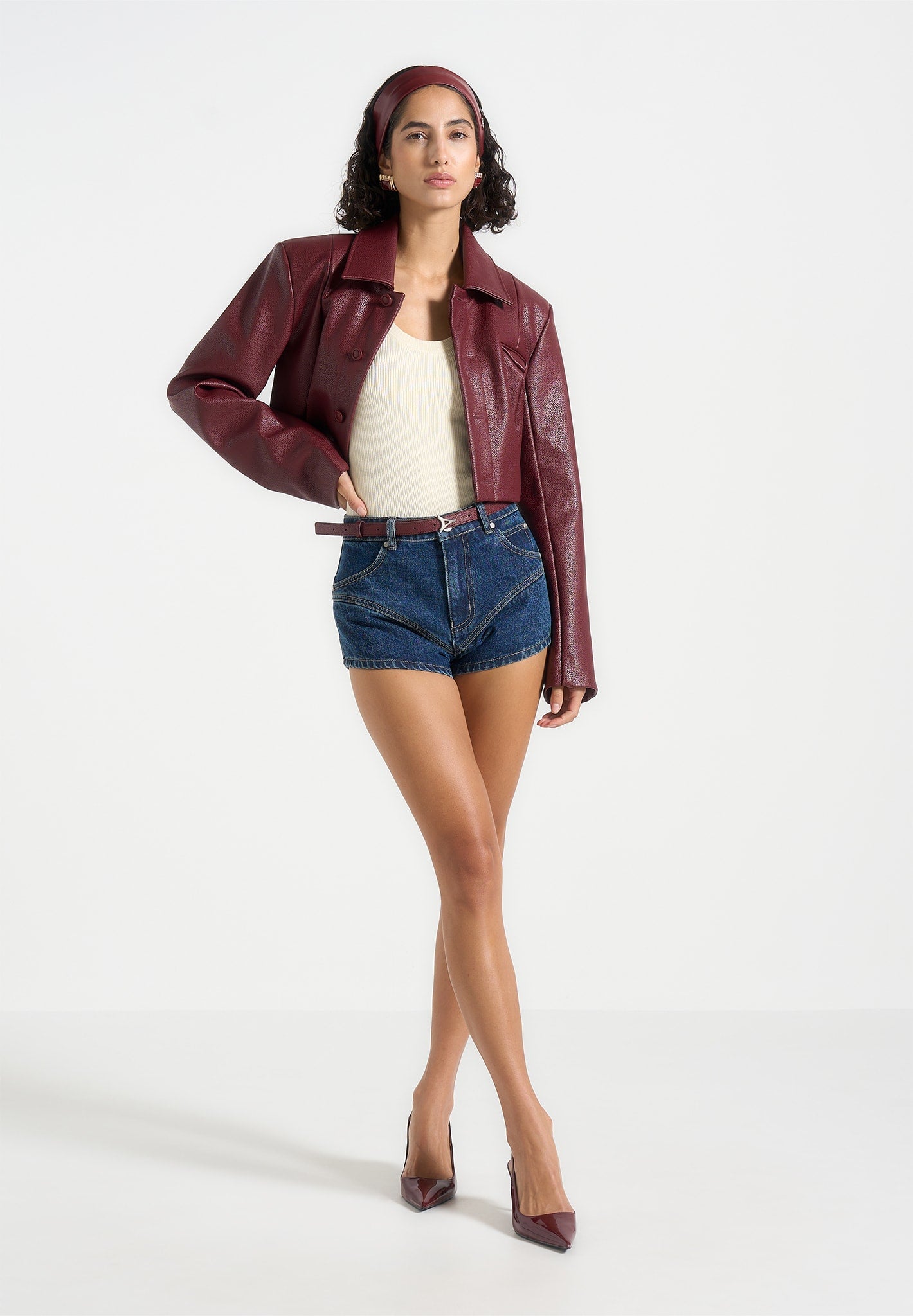 lore-contour-denim-mini-shorts-indigo