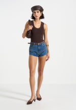 contour-denim-mini-shorts-mid-blue