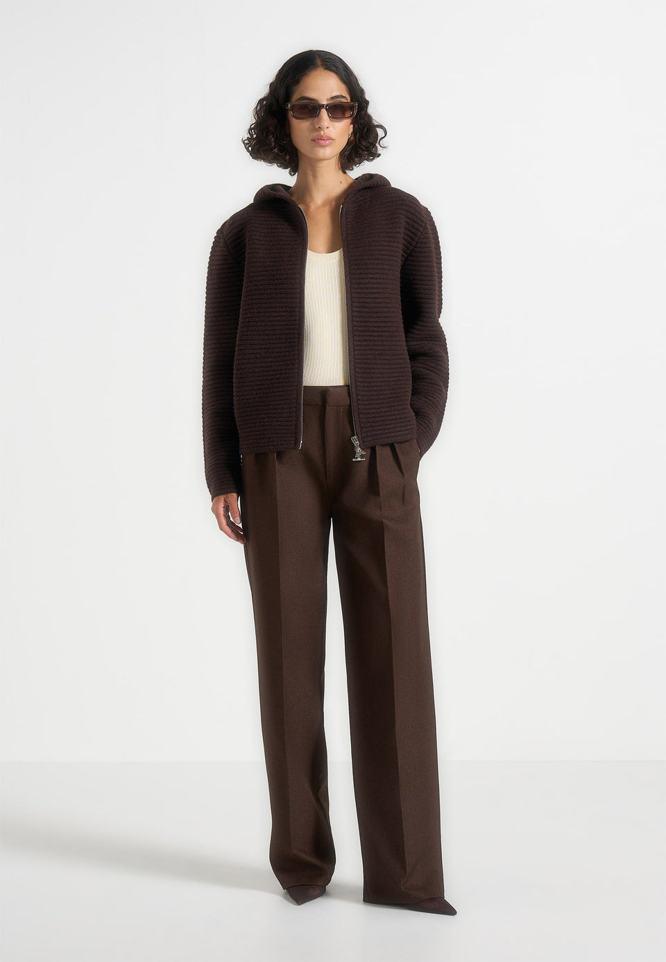 eden-unisex-ribbed-knit-zip-up-hoodie-brown
