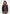 Ariel - Unisex Plush Collar Speckled Knit Jacket - Brown