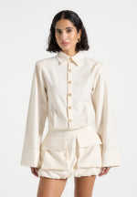 cargo-shirt-mini-dress-cream