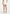 Elise - Tailored Pleated Skort with Belt - Cream