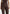 Caroline - Tacked Suede Flared Trousers - Brown