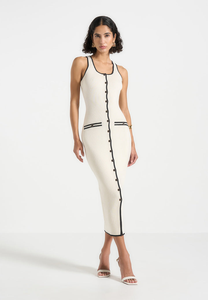 rib-knit-contrast-midaxi-dress-cream-black