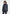 Karla - Wax Effect Cinch Waist Jacket - Indigo