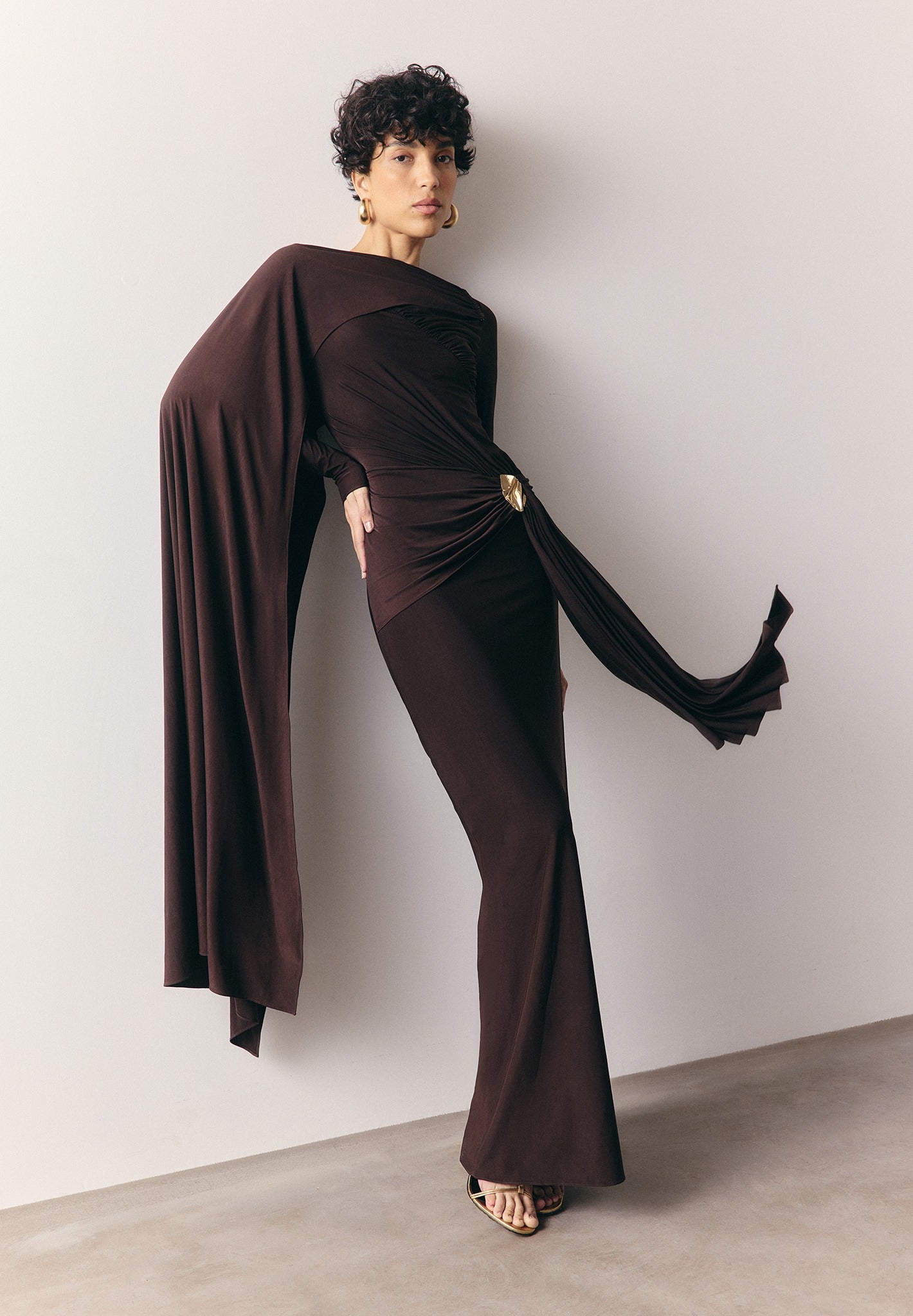 edena-asymmetric-ruched-draped-maxi-dress-brown