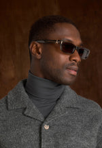 Aurel - Wool Jacket With Revere Collar - Grey
