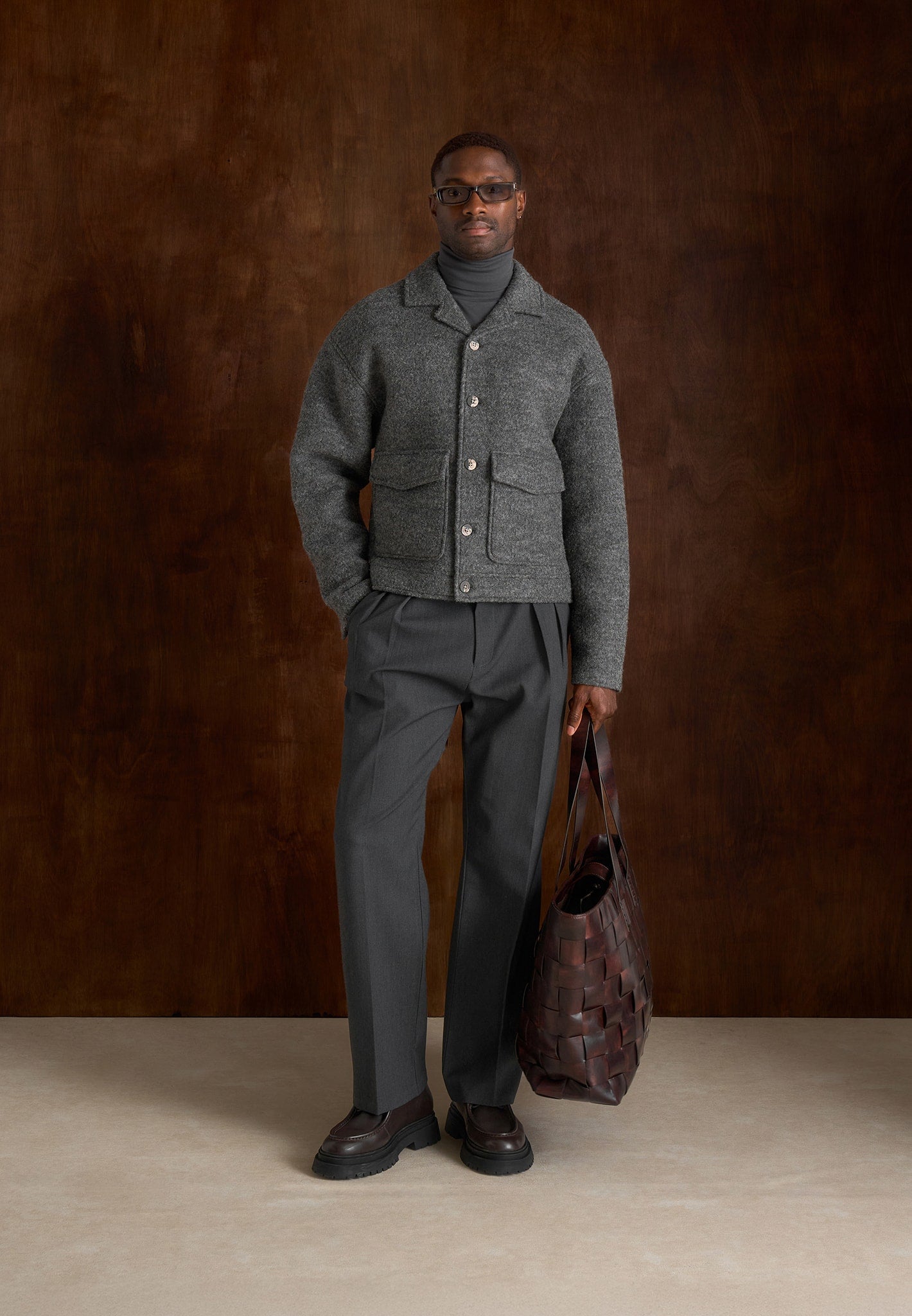 aurel-wool-jacket-with-revere-collar-grey