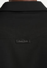 Valen - Applique Detail Long Sleeve Shirt - Black
