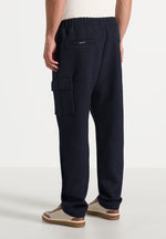 Twill Cargo Regular Fit Pants - Navy