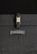 Boris - Tailored Button Cuff Trousers - Grey