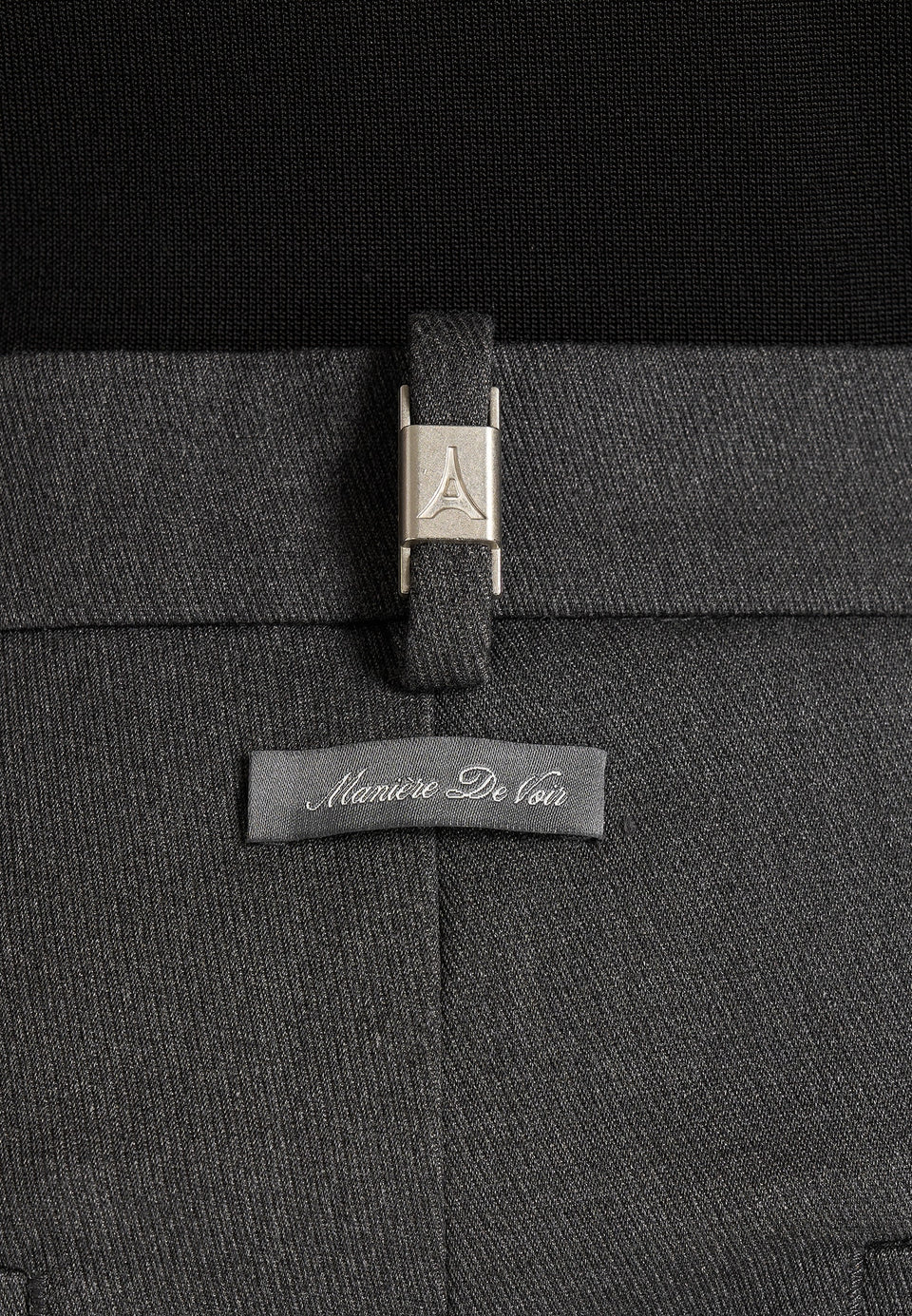 Boris - Tailored Button Cuff Trousers - Grey