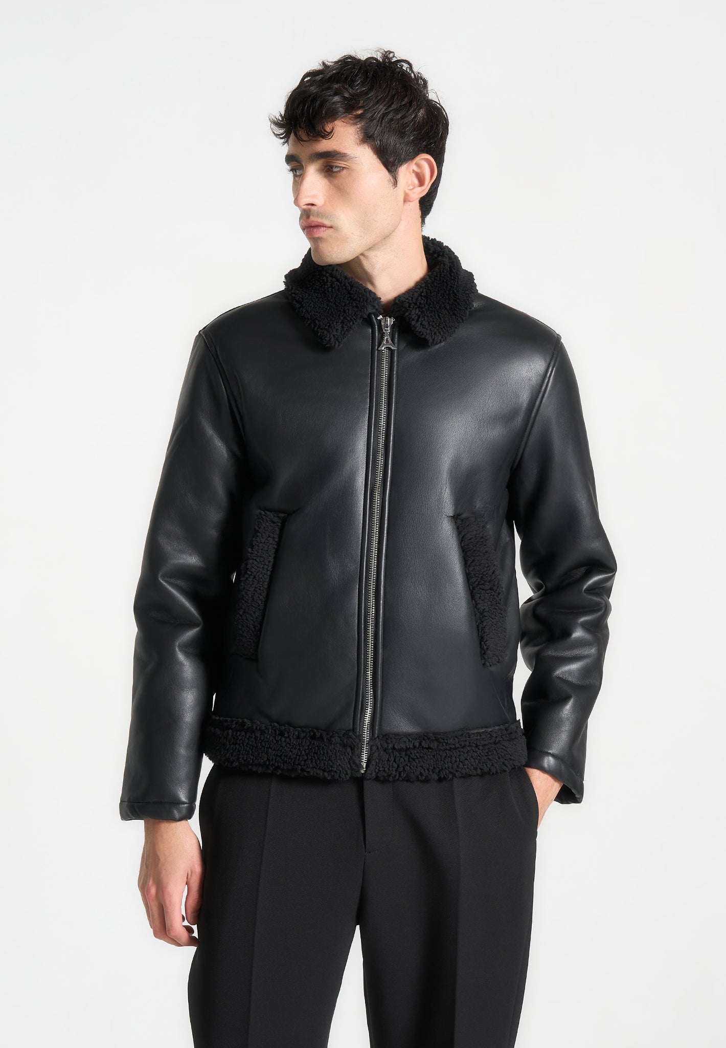 vegan-leather-shearling-jacket-black 
