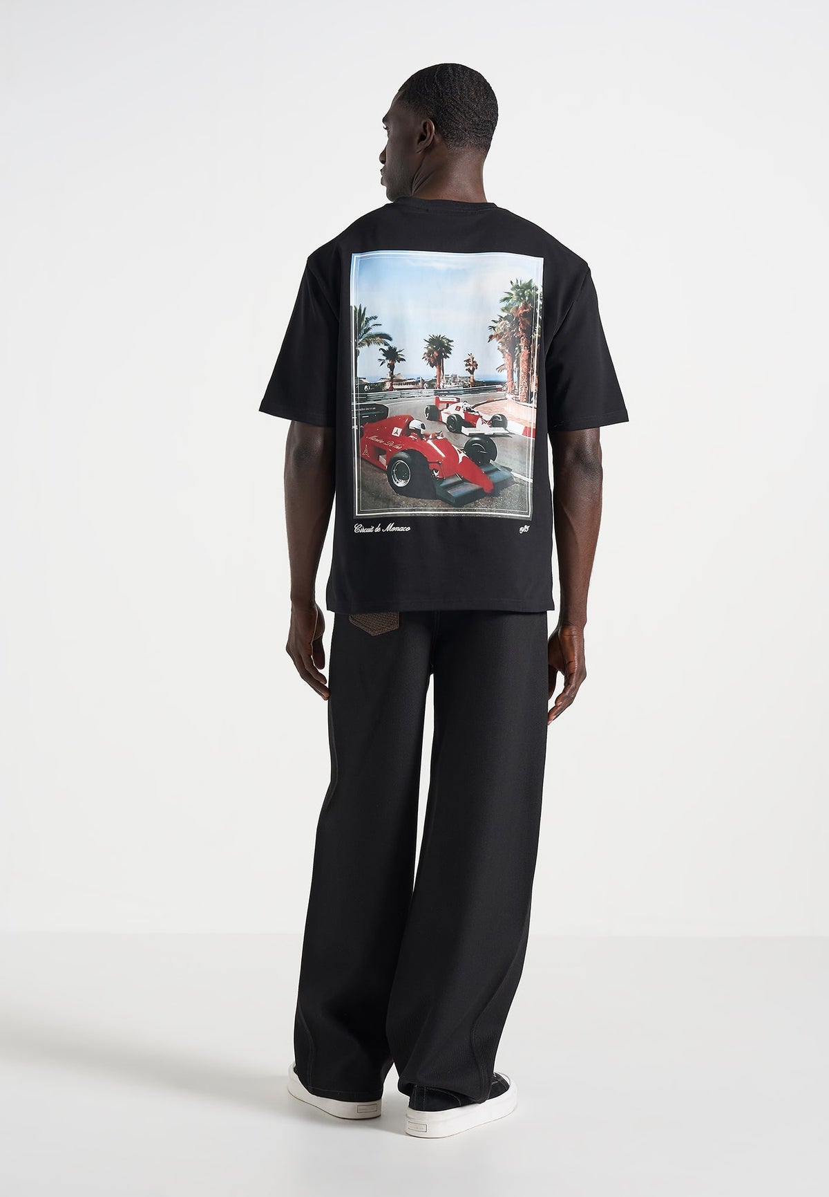 Kian - Circuit De Monaco Cotton T-Shirt - Black