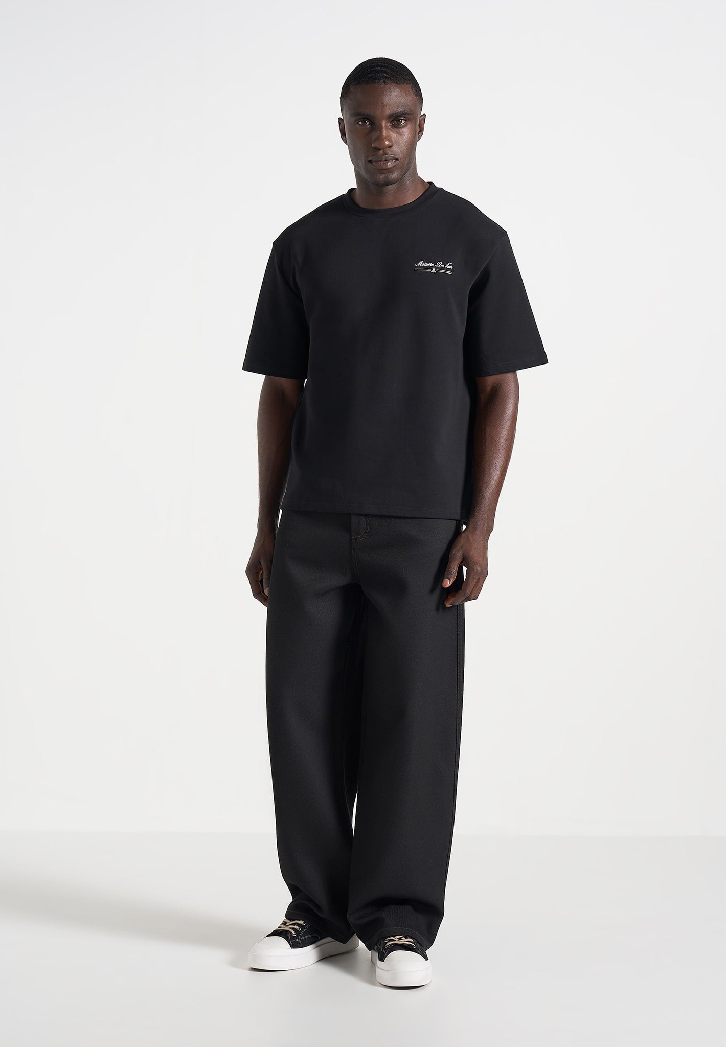 Kian - Circuit De Monaco Cotton T-Shirt - Black