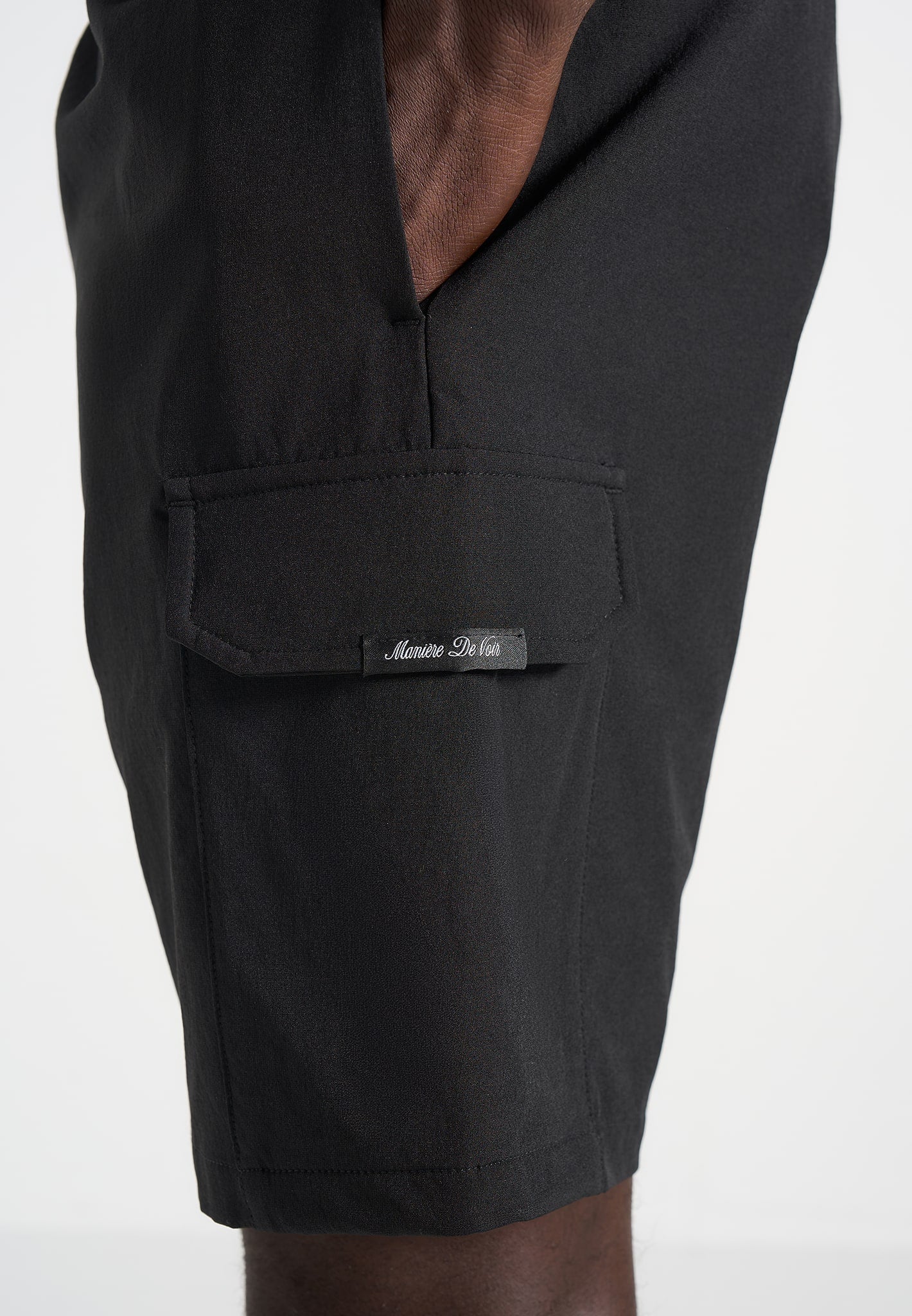 Dimitri - Technnical Cargo Shorts - Black 