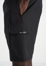 Dimitri - Technnical Cargo Shorts - Black