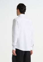 Chris - Signature Tailored Long Sleeved Shirt - White