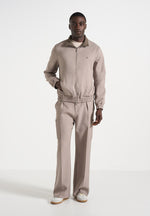 Eli - Reversible Eiffel Jacket - Mushroom/Taupe