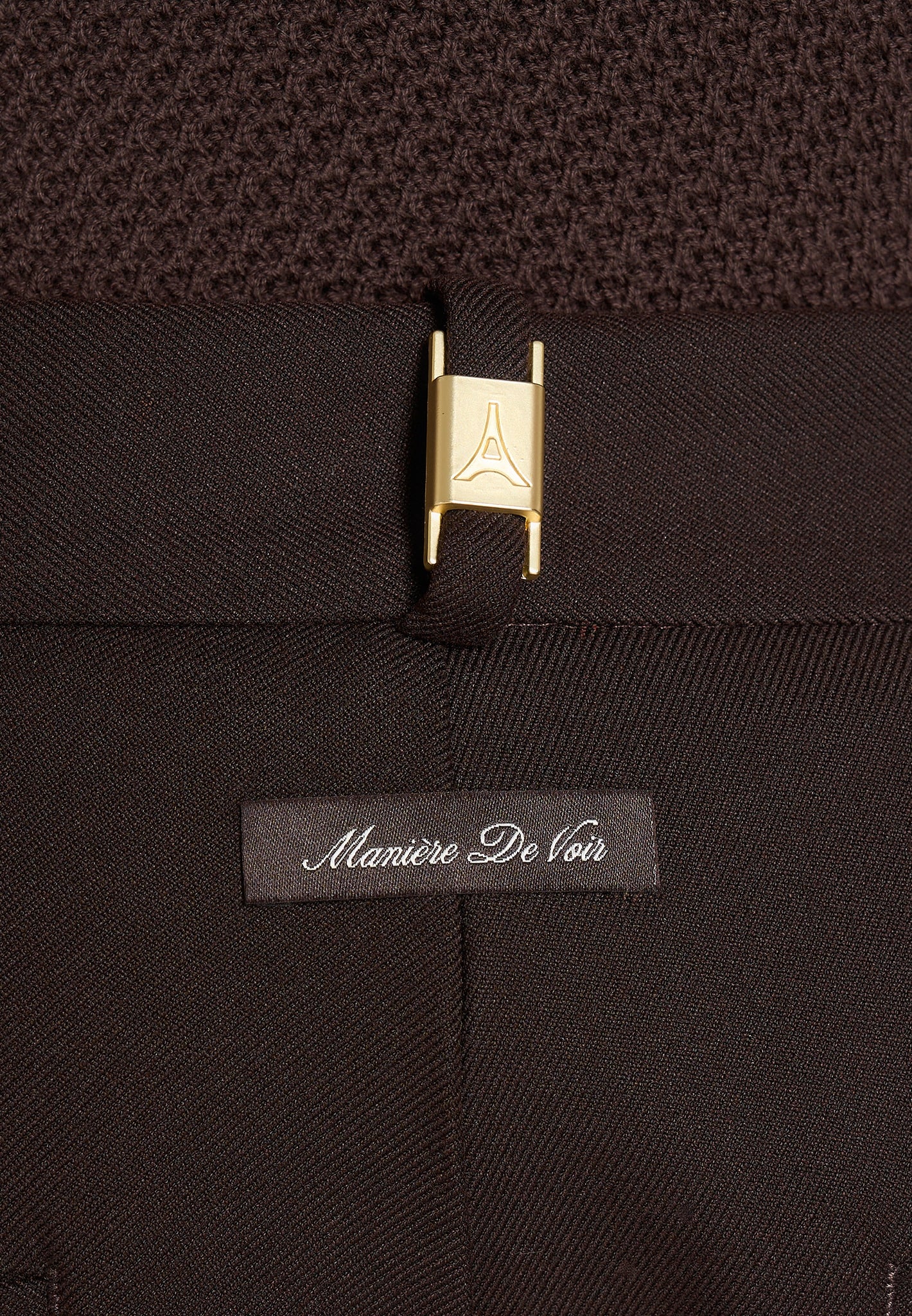 Hubert - Slim Fit Tailored Trousers - Brown