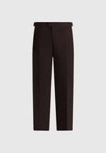 Hubert - Slim Fit Tailored Wool-Blend Trousers - Brown