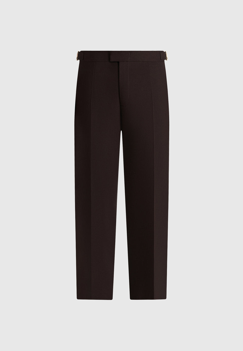 Hubert - Slim Fit Tailored Wool-Blend Trousers - Brown