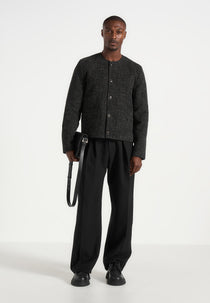 Melvin - Textured Jacket - Black