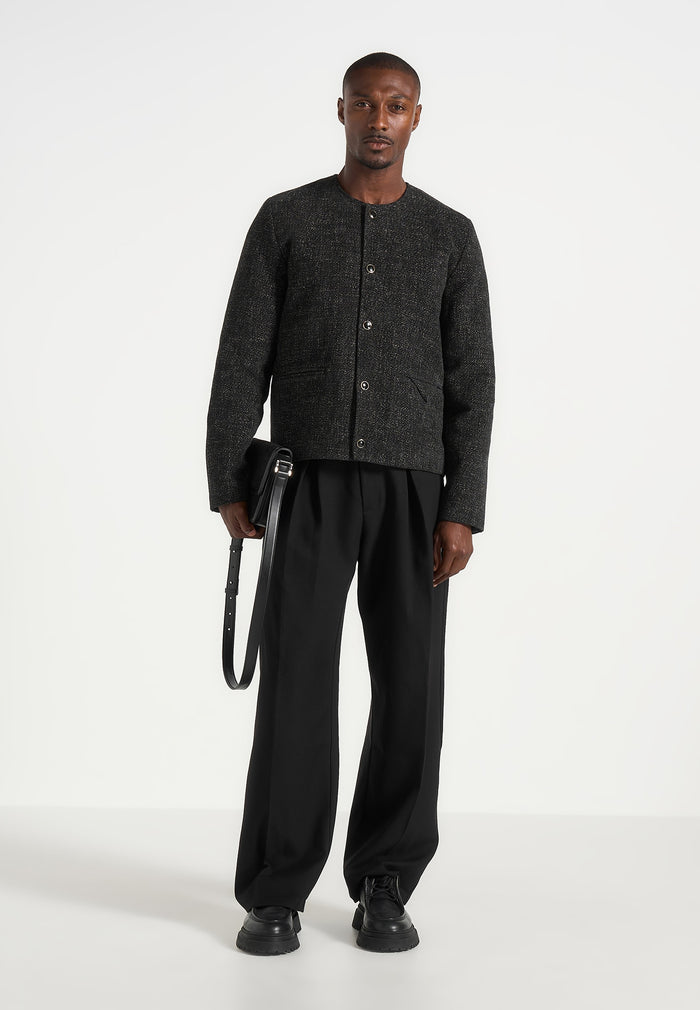 Melvin - Textured Jacket - Black