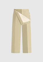 Henri - Foldover Trousers - Sage