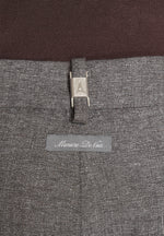 Pierre - Twin Pleat Tailored Trousers - Dark Grey
