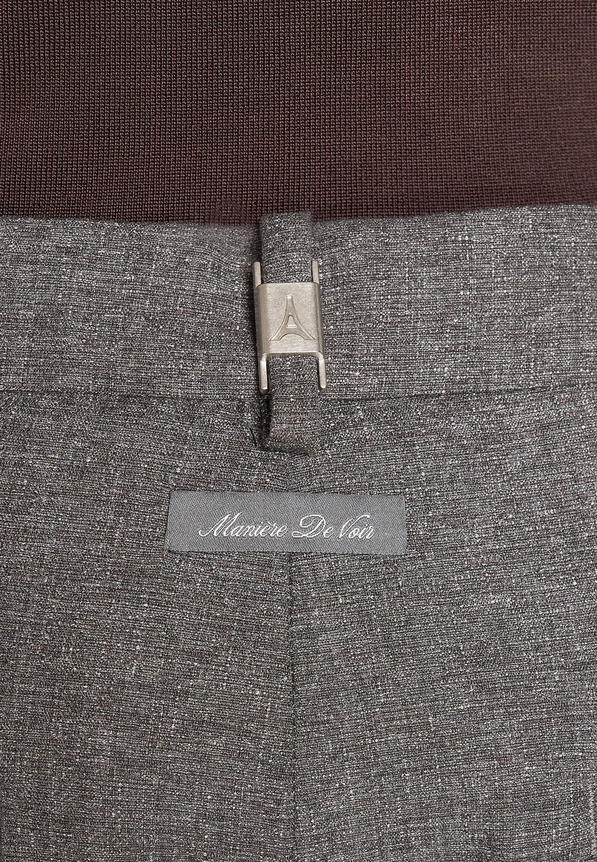 Pierre - Twin Pleat Tailored Trousers - Dark Grey