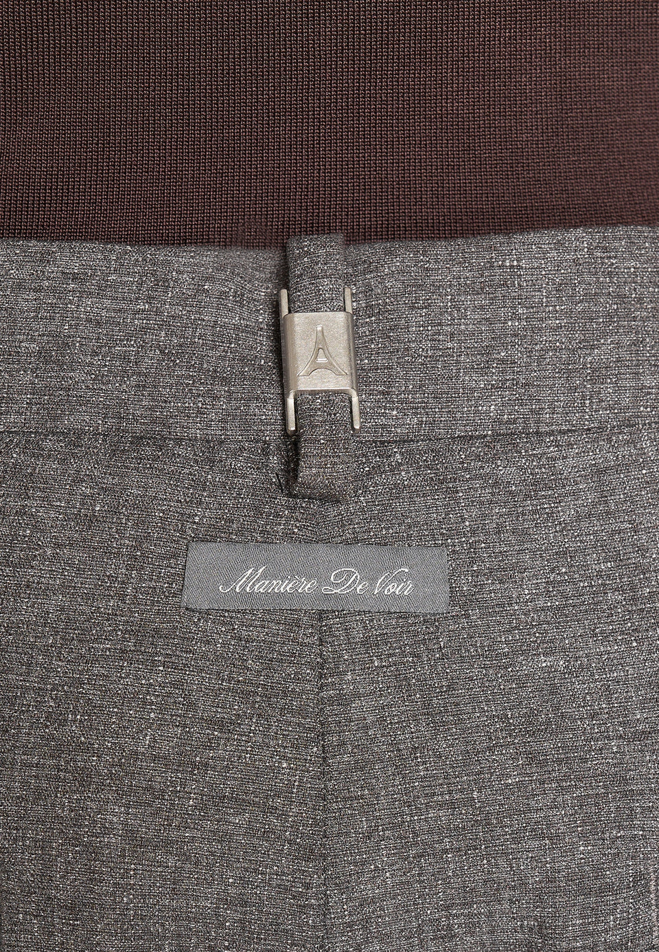 Pierre - Twin Pleat Tailored Trousers - Dark Grey