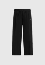 Gael - Contrast Whipstitch Relaxed Track Pants - Black