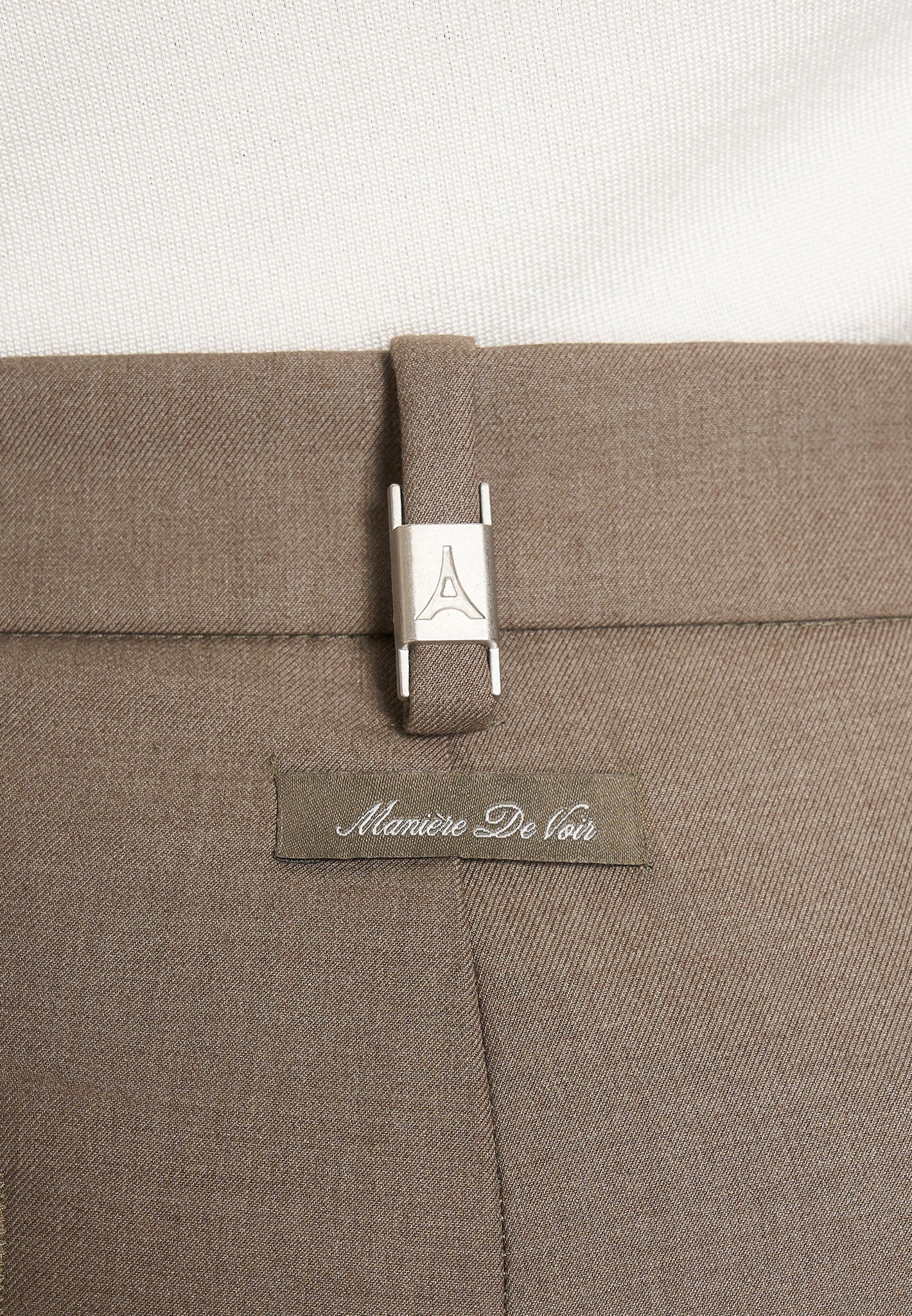 Dorian - Pleated Tailored Trousers - Khaki