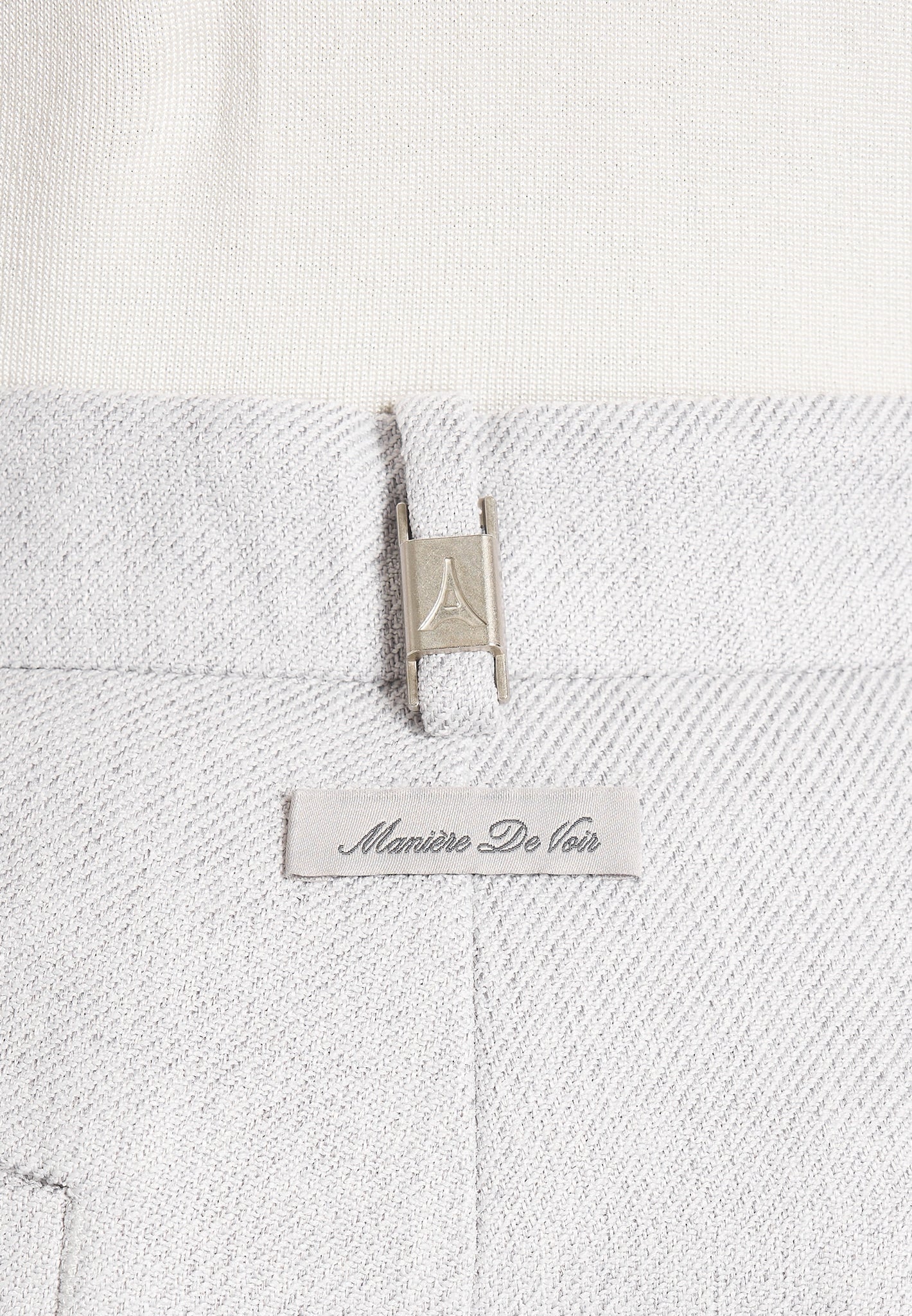 Pierre - Twin Pleat Tailored Trousers - Light Grey