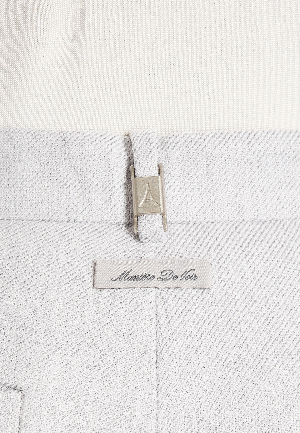 Pierre - Twin Pleat Tailored Trousers - Light Grey
