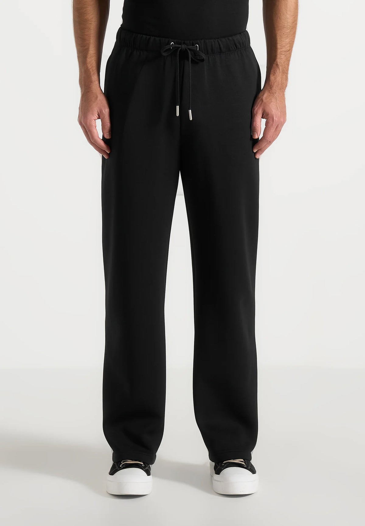 Avery - Unisex Neoprene Relaxed fit Joggers - Black
