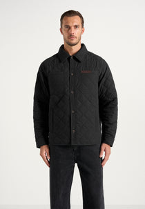 Elias - Quilted Shirt Jacket - Black