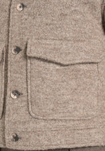 Aurel - Wool Jacket With Revere Collar - Taupe
