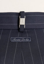 Joseph - Regular Fit Pinstripe Wool-Blend Trousers - Navy
