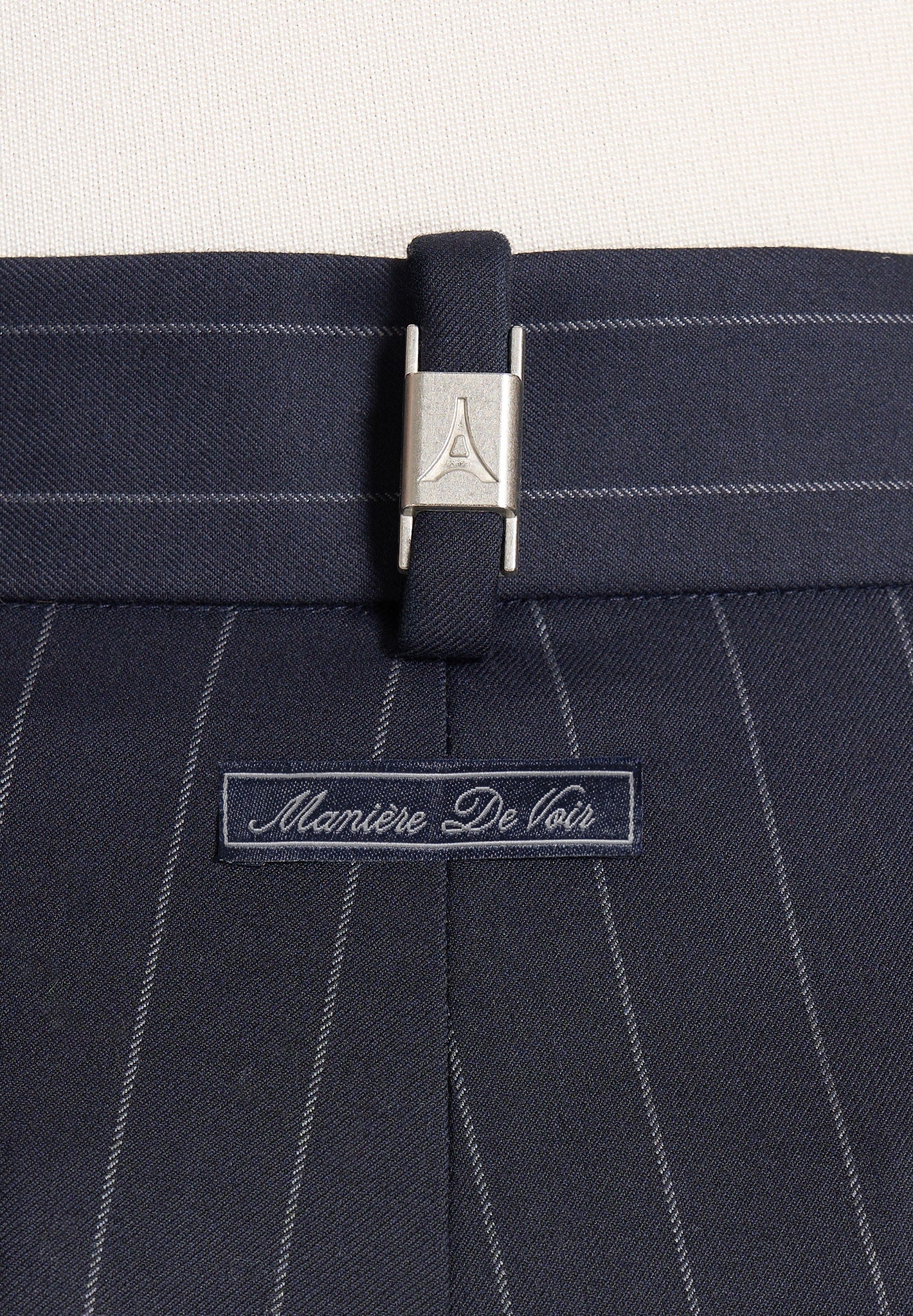 Joseph - Regular Fit Pinstripe Wool-Blend Trousers - Navy